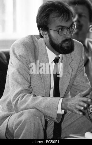 Réunion hebdomadaire de l'IWM à Vienne. L'IWM (Institut des Sciences Humaines) est un institut indépendant pour les études avancées en sciences humaines et sociales fondée en 1982 par le philosophe polonais Krzysztof Michalski. Banque D'Images