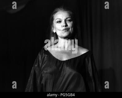 L'actrice et chanteuse allemande Eva-Maria Hagen (photo non datée). Banque D'Images