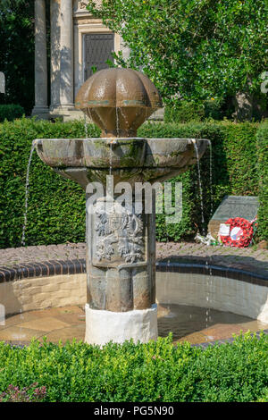 République tchèque, Fontaine Memorial Gardens Jephson, Leamington Spa Banque D'Images