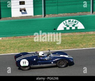 Olivier Blanpain, Vincent Janssens, Cooper Monaco T49, juillet 2018, Le Mans, France, circuit, Classic, Classic cars, voitures de course classique, France, Banque D'Images