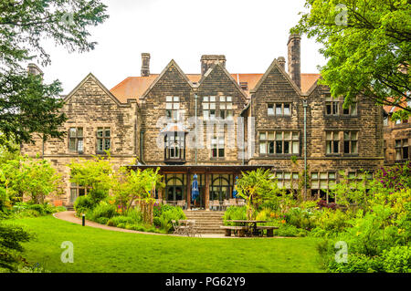 Hôtel Jesmond Dene et terrains à Newcastle, Angleterre, Royaume-Uni Banque D'Images