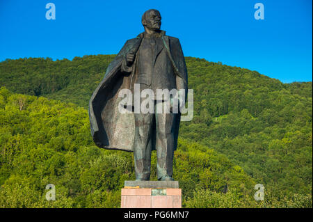 Statue de Lénine à Yichun, Kamchatka, Russie Banque D'Images