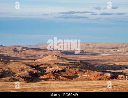 Paysage vu de Ruta 40 près de la ville de Perito Moreno, province de Santa Cruz, Patagonie, Argentine Banque D'Images
