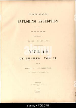 Atlas de l'histoire de la United States Explorer Expedition - pendant les années 1838, 1839, 1840, 1841, 1842 Banque D'Images