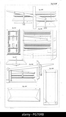Orgelbaukunst Atlas 058 Tafel. Banque D'Images
