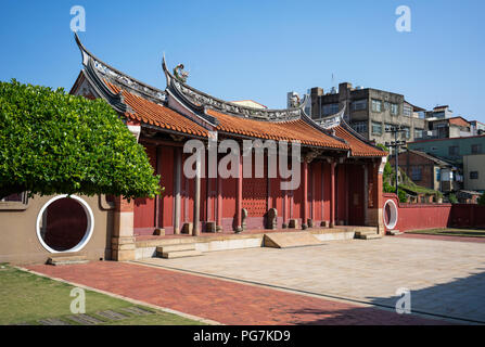 Vue extérieure de Changhua Temple de Confucius à Taiwan Banque D'Images