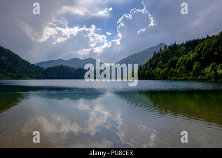 Allemagne, Berlin, Reit im Winkl, lac Weitsee près de Ruhpolding Banque D'Images