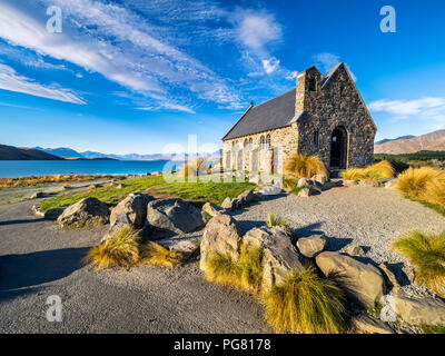 Nouvelle Zélande, île du Sud, région de Canterbury, l'Église du Bon Pasteur Banque D'Images