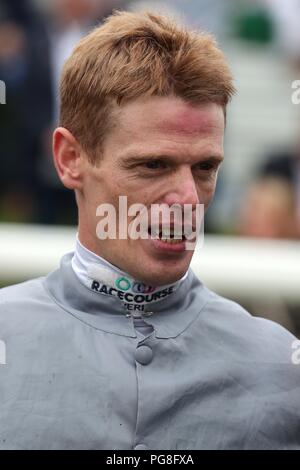 L''hippodrome de York, au Royaume-Uni. 23 août, 2018. Barry Mchugh Festival 2018 Ebor Jockey hippodrome de York, l''hippodrome de York, York, Angleterre 23 août 2018 Allstar Crédit : photo library/Alamy Live News Banque D'Images