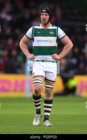 Twickenham Stoop, London, UK. Août 24, 2018. Pré saison rugby friendly, Harlequins contre Trailfinders Ealing Ealing à l'ouest de Ben ; crédit Trailfinders : Action Plus Sport/Alamy Live News Banque D'Images