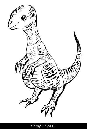 Pachycephalosaurus illustration Banque D'Images