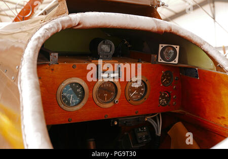 RAF SE.5Une réplique, UN8898, aérodrome de Cerny - La Ferte-Alais, Amicale Jean-Baptiste Salis près de Paris, France Banque D'Images