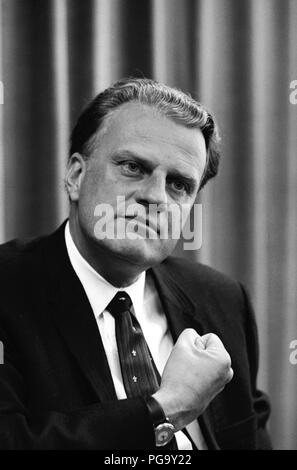 Le révérend Billy Graham - 1977 Banque D'Images