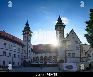 Klagenfurt : Parlement Landhaus, , Kärnten, Carinthie, Autriche Banque D'Images