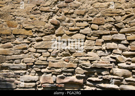 Détails d'un mur de défense dans la région de Mesendorf église fortifiée, saxon en Transylvanie, centre de la Roumanie Banque D'Images