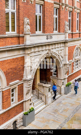 Une vue typique dans la région de barbican à Londres Banque D'Images