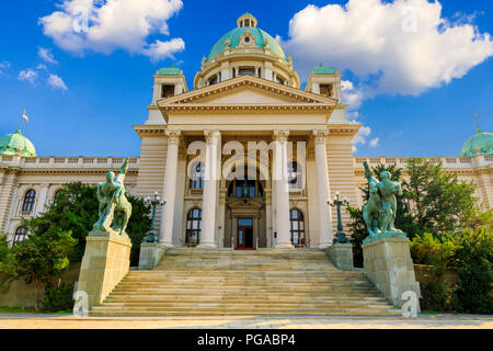 Belgrade, Chambre d'assemblée nationale de Serbie Banque D'Images