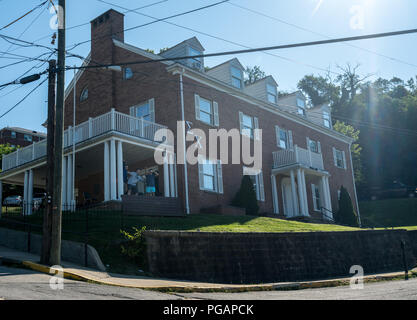 Sigma Chi Greek Life Building à WVU de Morgantown, WV Banque D'Images