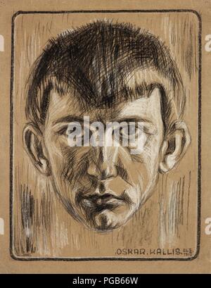 Autoportree Kallis, Oskar. Banque D'Images