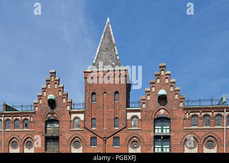 Entrepôt Speicherstadt (district), Hambourg, Allemagne Banque D'Images