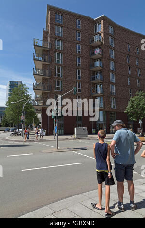 Junction, HafenCity (Ville portuaire), Hambourg, Allemagne Banque D'Images