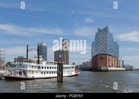 Elbe Philharmonic Hall, HafenCity (Ville portuaire), Hambourg, Allemagne Banque D'Images