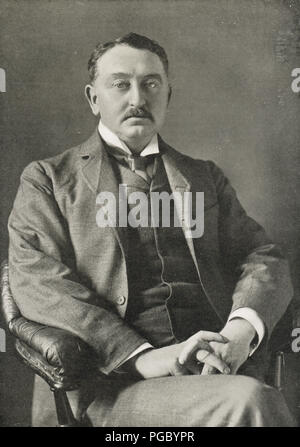 Cecil Rhodes, 7e premier ministre de la Colonie du Cap, de l'Afrique australe fondée territoire de la Rhodésie, aujourd'hui le Zimbabwe et la Zambie Banque D'Images