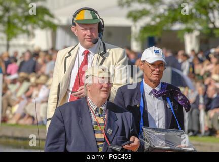 Henley on Thames, Angleterre, 29/06/2005, Royal Henley Regatta, Time keeper, et la race, de l'enregistreur © Peter SPURRIER Banque D'Images