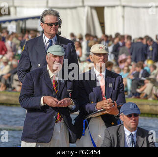 Henley on Thames, Angleterre, 29/06/2005, Royal Henley Regatta, la race, les chronométreurs, et l'enregistreur, © Peter SPURRIER Banque D'Images