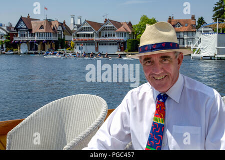 Henley on Thames, Angleterre, 27/06/2005, Royal Henley Regatta, Président, Mike Sweeney, © Peter SPURRIER Banque D'Images