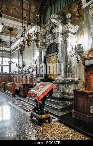 Italie Vénétie Padova : musée juif - la synagogue Banque D'Images