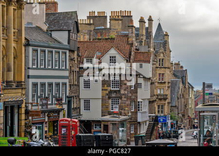 JOHN EDIMBOURG ECOSSE MAISON KNOXS sur High Street Banque D'Images