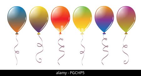 Jeu de ballons colorés couleurs spéciales Vector EPS illustartion10 Illustration de Vecteur