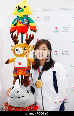 Jakarta, Indonésie. Août 24, 2018. Rikako Ikee (JPN) Natation : au stade Bung from Centre aquatique pendant les Jeux asiatiques 2018 Palembang Jakarta à Jakarta, Indonésie . Credit : Naoki Morita/AFLO SPORT/Alamy Live News Banque D'Images