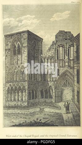 Libre à partir de la page 94 de "l'histoire de l'abbaye, Chapel-Royal et palais de Holyroodhouse. ... ... Avec gravures. Nouvelle édition' . Banque D'Images