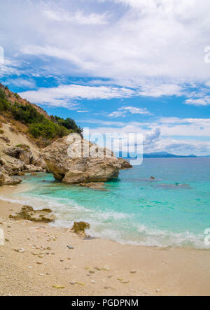 Agiofili Beach, l'île de Lefkada, Grèce Banque D'Images