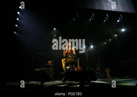 Le Ha-Ash, pendant la nuit de son concert à l'axe au Planet Hollywood de Las Vegas Nevada le 15 septembre 2015. Banque D'Images