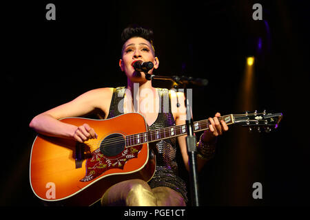 Le Ha-Ash, pendant la nuit de son concert à l'axe au Planet Hollywood de Las Vegas Nevada le 15 septembre 2015. Banque D'Images