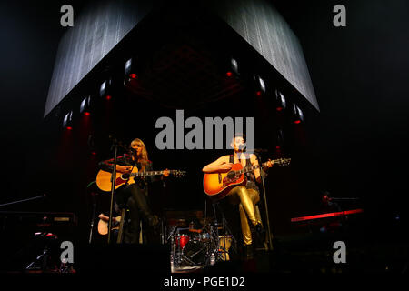 Le Ha-Ash, pendant la nuit de son concert à l'axe au Planet Hollywood de Las Vegas Nevada le 15 septembre 2015. Banque D'Images