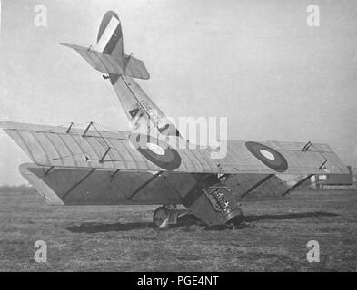 - Les Accidents d'avions - Avion épave, Love Field, Dallas, Texas 1919 Banque D'Images