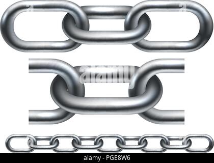 Liens de la chaîne graphique transparente Illustration de Vecteur