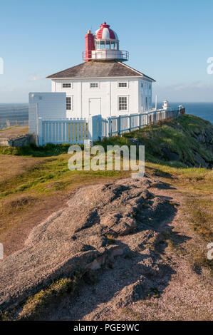 Le 19ème siècle le phare du cap Spear est situé dans les limites de la ville de Saint John's, Terre-Neuve Banque D'Images