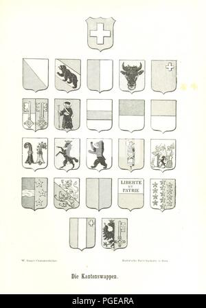 Libre à partir de la page 289 de "Charakterbilder schweizerischen Landes, Lebens und Strebens, etc. [avec cartes et plaques.]' . Banque D'Images