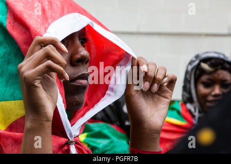 Londres, Royaume-Uni. 26 août 2018. Fortes pluies à Notting Hill Carnival. Photo : Bettina Strenske/Alamy Live News Banque D'Images