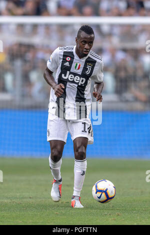 Turin, Italie. Août 25, 2018. Blaise Matuidi (Juventus) au cours de l'Italien 'Serie' un match entre la Juventus Lazio 2-0 au Stade Allianz le 24 août 2018 à Turin, Italie. (Photo de Maurizio Borsari/AFLO) Credit : AFLO Co.,Ltd/Alamy Live News Banque D'Images