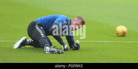 Fir Park Stadium, Motherwell, UK. Août 26, 2018. Ladbrokes, Motherwell football Premiership contre Rangers ; Allan McGregor de Rangers pendant le préchauffage, Credit : Action Plus Sport/Alamy Live News Banque D'Images