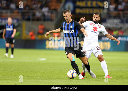 Milan, Italie. 26 août, 2018. Ivan Perisic du FC Internazionale en action au cours de la Serie A match entre FC Internazionale et Torino Fc. Crédit : Marco Canoniero/Alamy Live News Banque D'Images