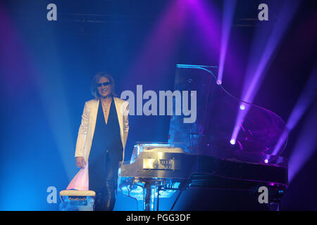 Yoshiki 08/24/2018 Japon House Los Angeles Réception d'ouverture qui a eu lieu au Hollywood & Highland à Los Angeles, CA Photo : Cronos/Hollywood News Banque D'Images