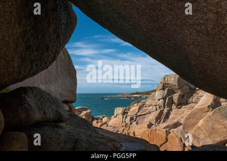 La garnison, de la roche, Peninnis Head, Saint Mary's, Îles Scilly, UK Banque D'Images