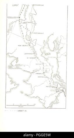 Libre à partir de la page 105 de 'l'histoire du 19e Corps d'armée [de l'armée fédérale, 1861-5]' . Banque D'Images